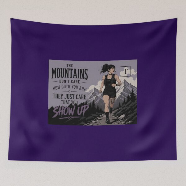 Item preview, The Mountains Don't Care How Goth You Are designed and sold by Toonlympics.