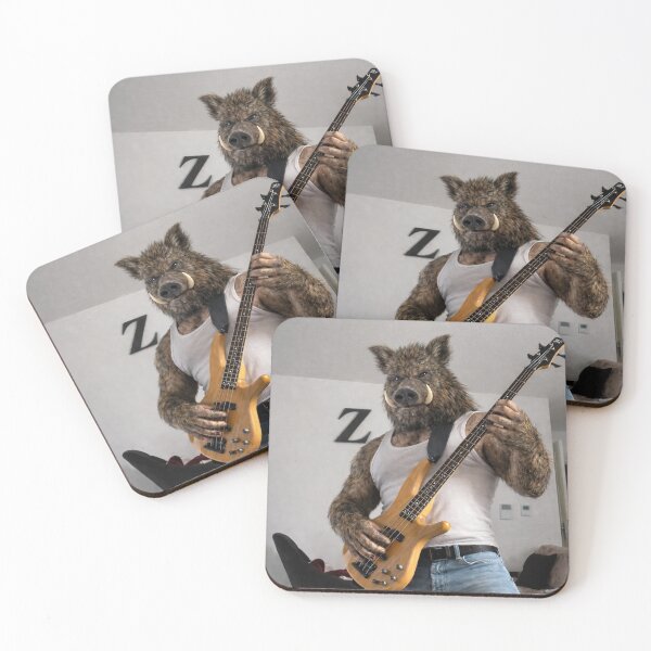 Item preview, The bass-playing wild boar designed and sold by Z-G-P.