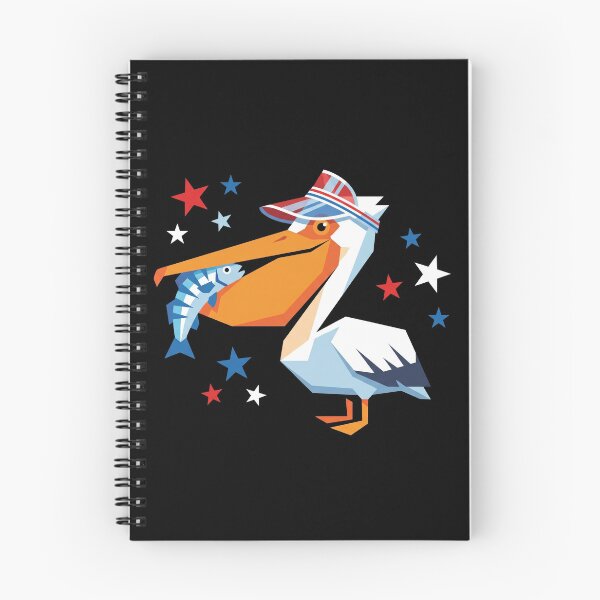 Item preview, Patriotic Pelican Fishing 4th of July designed and sold by TeNovaStudio.