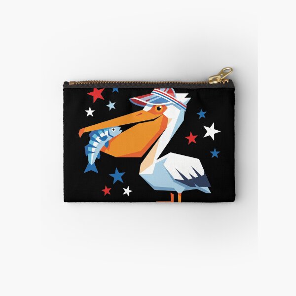 Item preview, Patriotic Pelican Fishing 4th of July designed and sold by TeNovaStudio.
