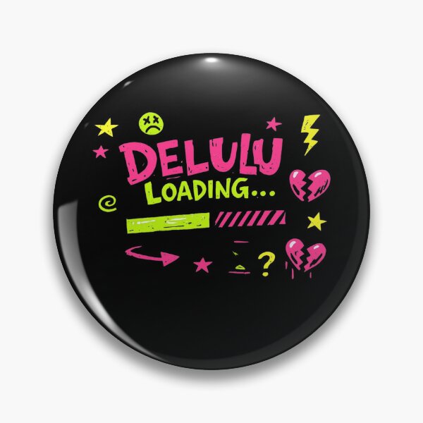 Item preview, Delulu Loading – Chaotic Anti‑Design Sticker designed and sold by Timeless Junction.
