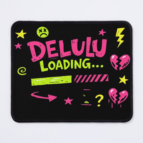 Item preview, Delulu Loading – Chaotic Anti‑Design Sticker designed and sold by Timeless Junction.