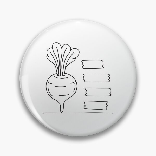 Item preview, Turnip Beside Handwritten Vegetable Labels designed and sold by rasagamastore.