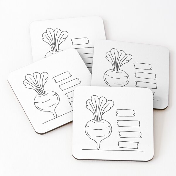 Item preview, Turnip Beside Handwritten Vegetable Labels designed and sold by rasagamastore.