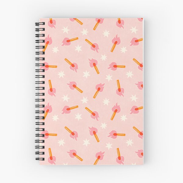 Item preview, Pink Burning Matches with Vintage White Stars designed and sold by Itouchedabee.