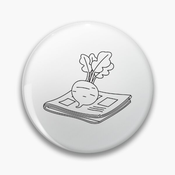 Item preview, Fresh Turnip on Newspaper Sheet designed and sold by rasagamastore.
