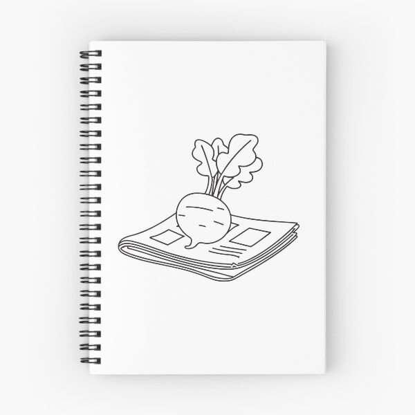 Item preview, Fresh Turnip on Newspaper Sheet designed and sold by rasagamastore.