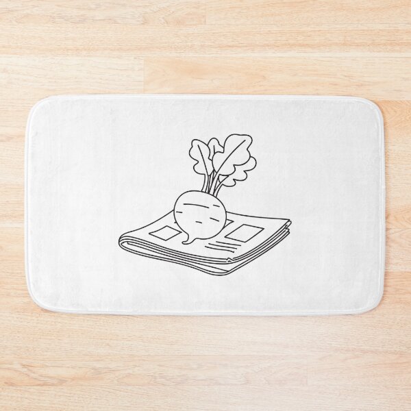Item preview, Fresh Turnip on Newspaper Sheet designed and sold by rasagamastore.