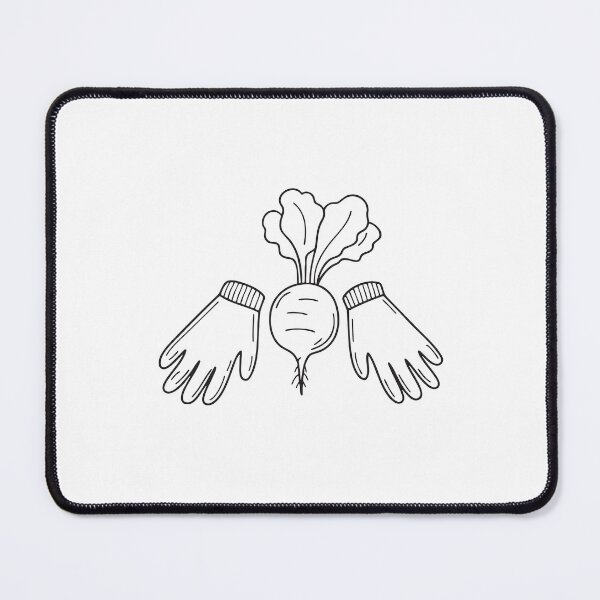 Item preview, Turnip Beside Muddy Gardening Gloves designed and sold by rasagamastore.