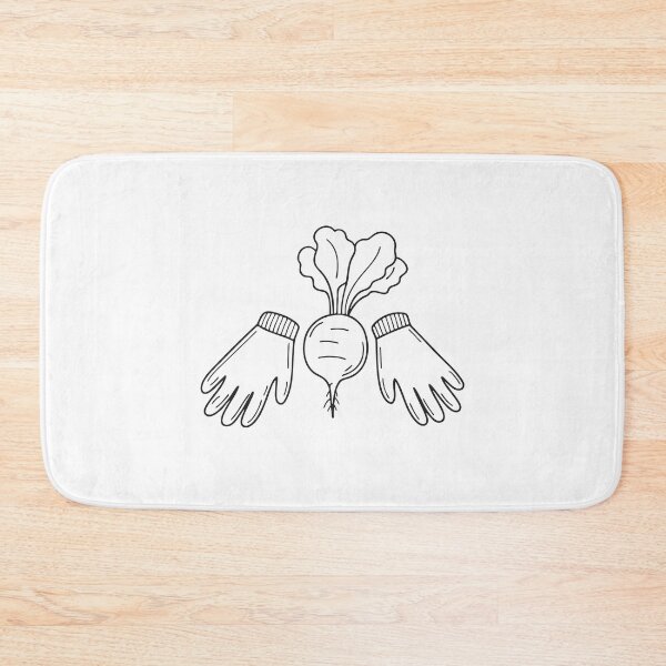 Item preview, Turnip Beside Muddy Gardening Gloves designed and sold by rasagamastore.
