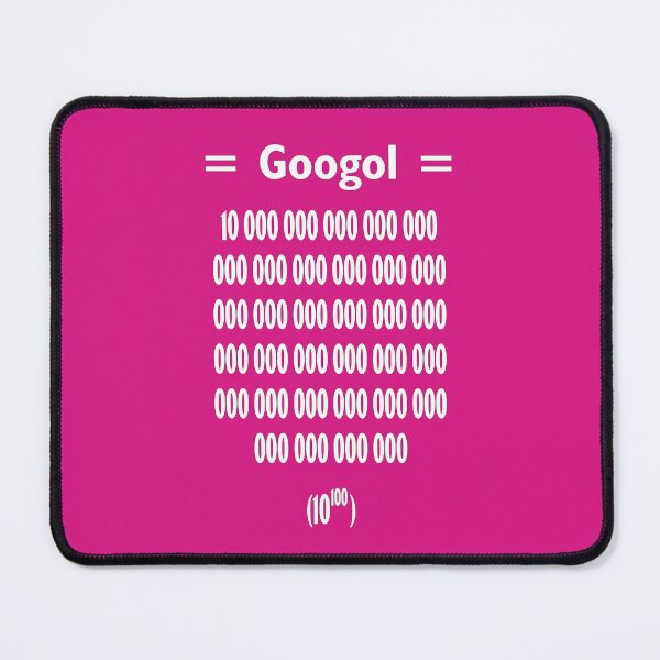 Item preview, Googol, A VERY BIG NUMBER, 1 with 100 noughts after it designed and sold by CharlottePlaceArt.