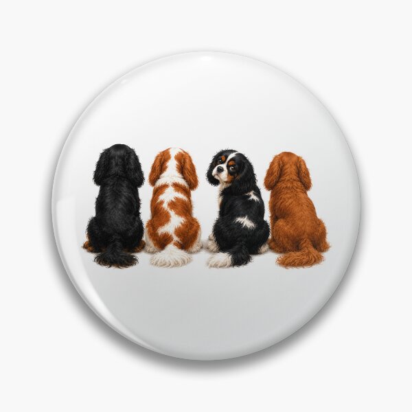 Item preview, Tricolor Looking Back | Cavalier King Charles Spaniel Colors Collection designed and sold by SakuraWaStyle.