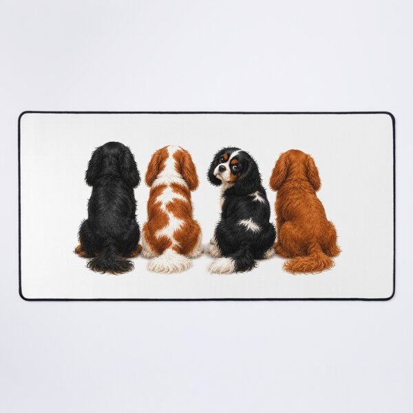 Item preview, Tricolor Looking Back | Cavalier King Charles Spaniel Colors Collection designed and sold by SakuraWaStyle.
