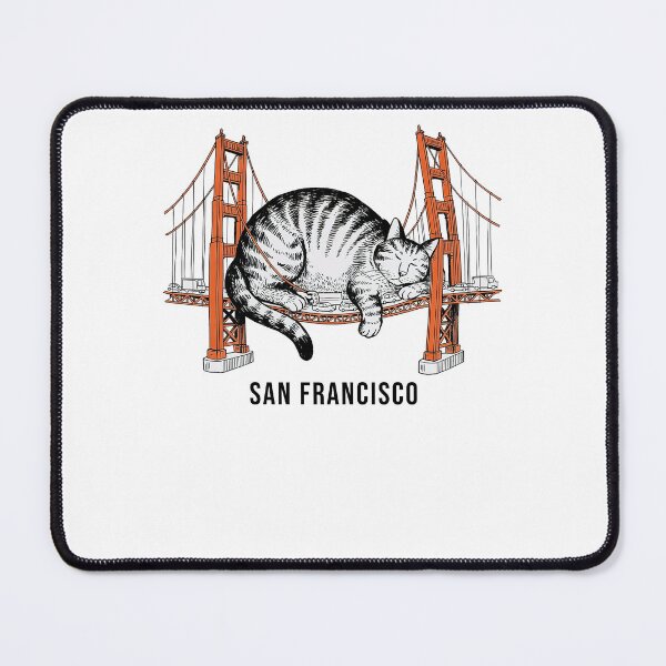 Item preview, Cat San Francisco Golden Gate Bridge Cat Lover designed and sold by studio-ssaam.