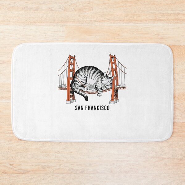 Item preview, Cat San Francisco Golden Gate Bridge Cat Lover  designed and sold by studio-ssaam.