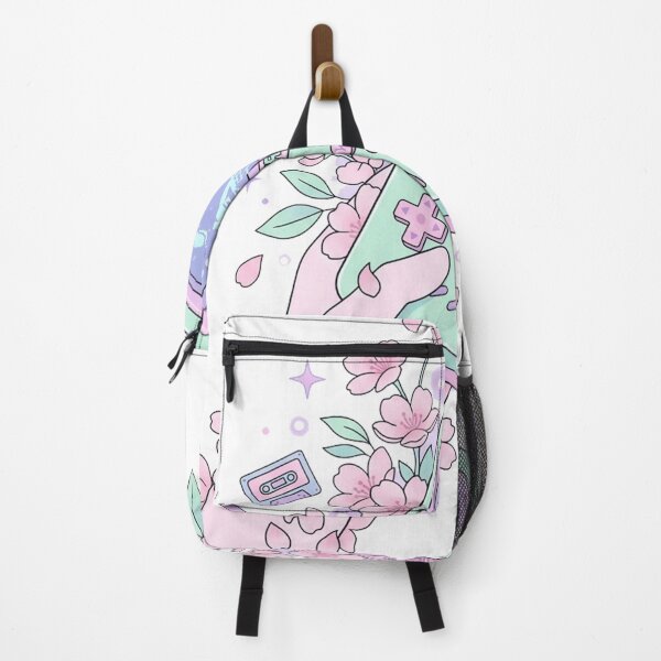 Item preview, Retro Cyber Game Console Pastel Cherry Blossom Aesthetic designed and sold by The Cozy Chapter.