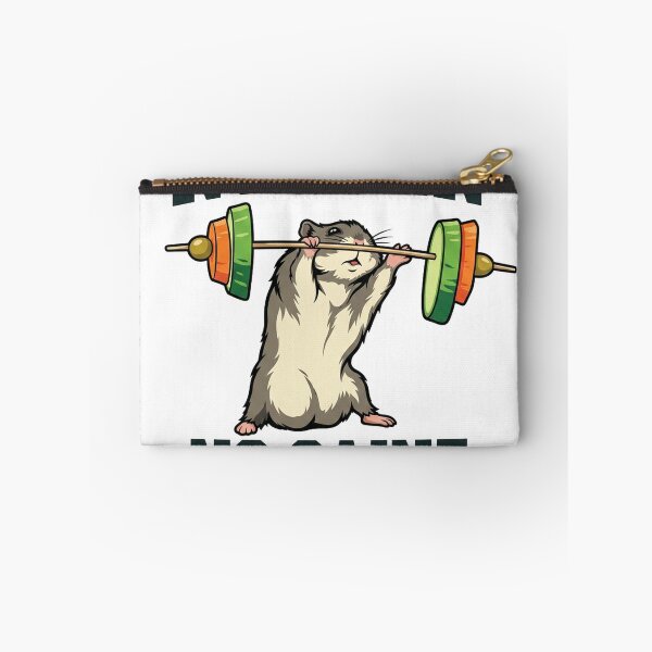 Item preview, No Pain No Gainz Hamster – Funny Gym Workout Meme designed and sold by adamlemon12.