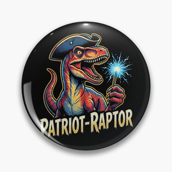 Item preview, Patriot Raptor Funny Dinosaur 4th of July designed and sold by TeNovaStudio.