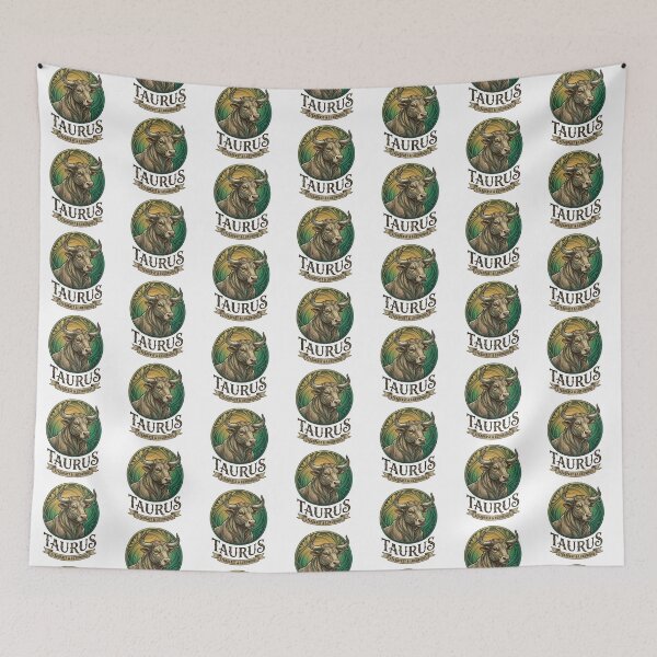 Item preview, Taurus Zodiac Sign Sticker | Daily Horoscope Bull Artwork | Astrology Lover Gift | Steadfast & Luxurious Taurus Design designed and sold by Bhaskar Digital Art.