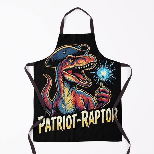 Item preview, Patriot Raptor Funny Dinosaur 4th of July designed and sold by TeNovaStudio.