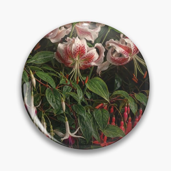 Item preview, Spotted Lilies & Cascading Fuchsias designed and sold by andreisky.