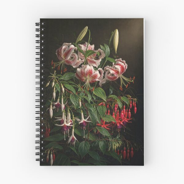 Item preview, Spotted Lilies & Cascading Fuchsias designed and sold by andreisky.