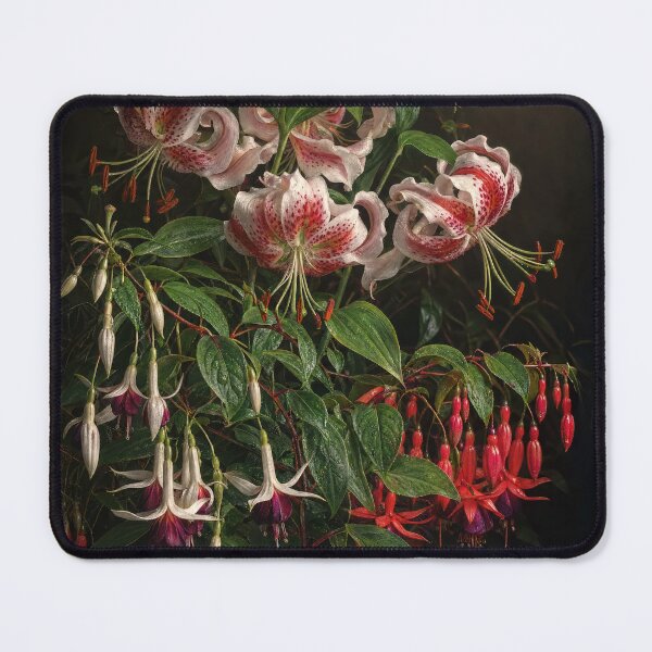 Item preview, Spotted Lilies & Cascading Fuchsias designed and sold by andreisky.