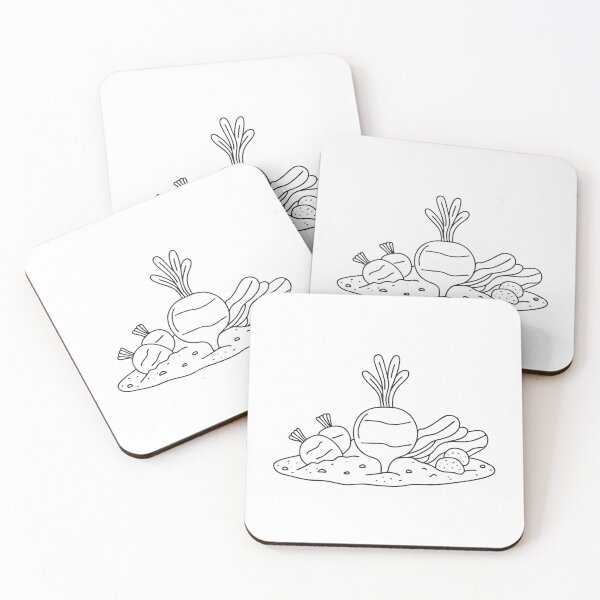 Item preview, Turnip Near Freshly Harvested Root Vegetables designed and sold by rasagamastore.