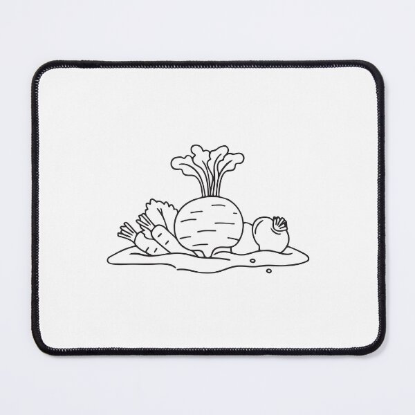 Item preview, Turnip on Soil with Root Vegetables designed and sold by rasagamastore.