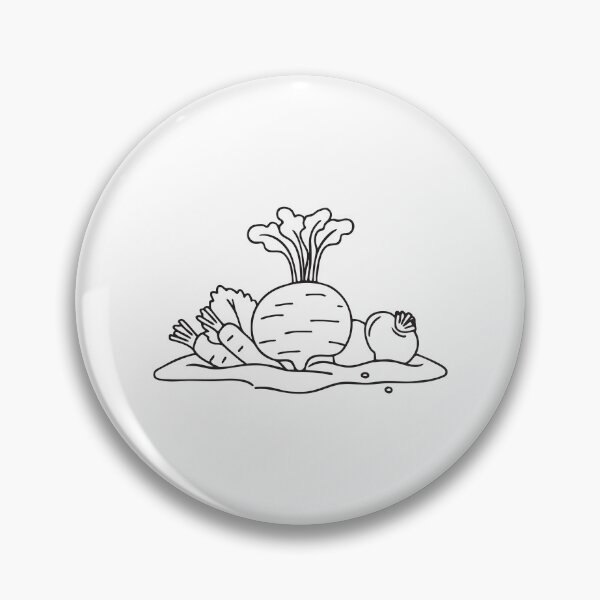 Item preview, Turnip on Soil with Root Vegetables designed and sold by rasagamastore.