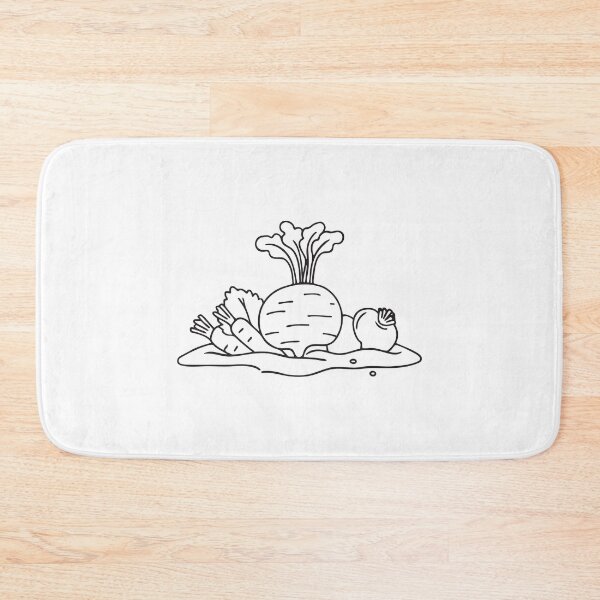 Item preview, Turnip on Soil with Root Vegetables designed and sold by rasagamastore.