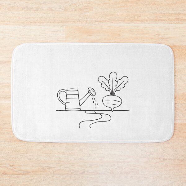 Item preview, Turnip Near Watering Can on Garden Path designed and sold by rasagamastore.