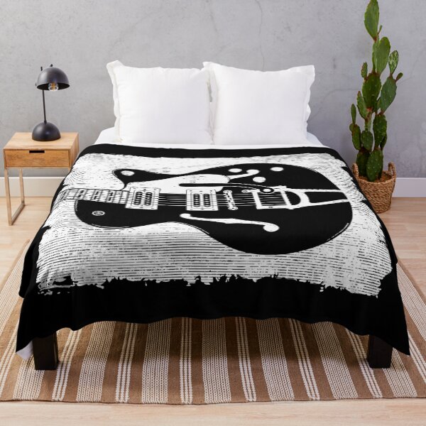 Item preview, Graffiti Retro Guitar Silhouette designed and sold by PILANTROP.