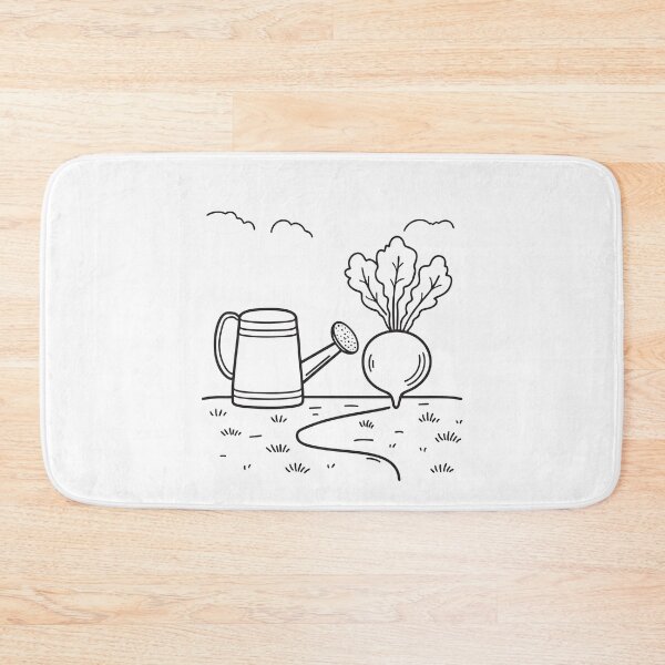 Item preview, Turnip Beside Watering Can in Garden designed and sold by rasagamastore.