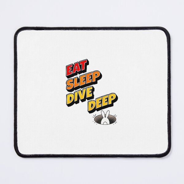 Item preview, Eat Sleep Dive Deep Funny Curious Mind Gift T-Shirt for Researchers and Overthinkers designed and sold by lenalenspod.