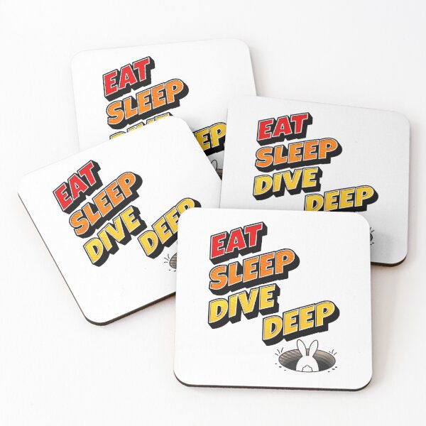 Item preview, Eat Sleep Dive Deep Funny Curious Mind Gift T-Shirt for Researchers and Overthinkers designed and sold by lenalenspod.