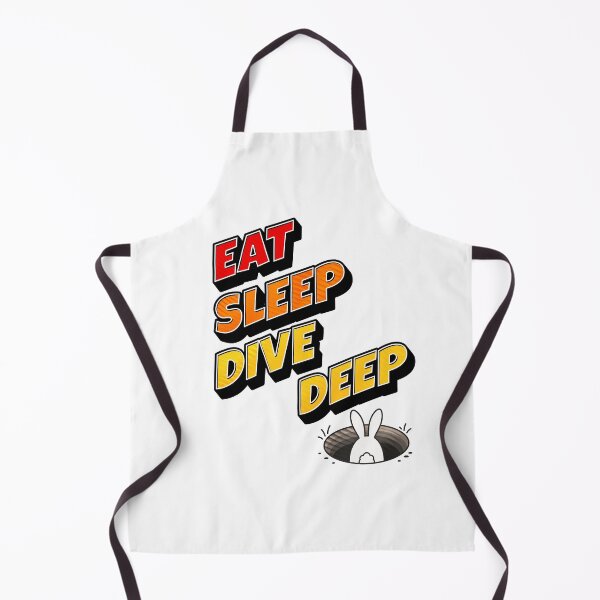 Item preview, Eat Sleep Dive Deep Funny Curious Mind Gift T-Shirt for Researchers and Overthinkers designed and sold by lenalenspod.