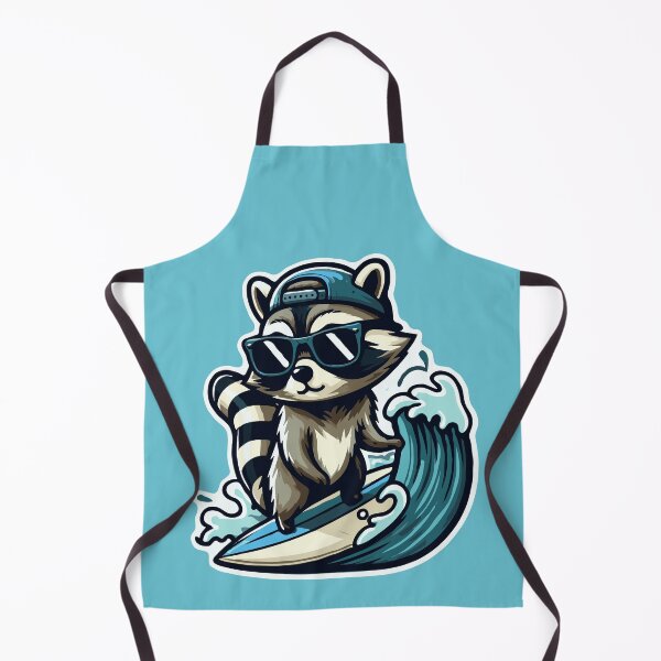 Item preview, Surfing Raccoon designed and sold by McThingummy.