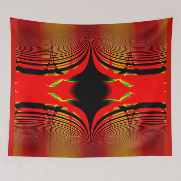 Item preview, Abstract Pattern "Red-orange" designed and sold by Gluecknika.