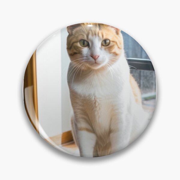Item preview, Animals - Ginger and White Cat, Majestic Gaze and Green Eyes designed and sold by DoodyPets.