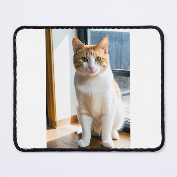 Item preview, Animals - Ginger and White Cat, Majestic Gaze and Green Eyes designed and sold by DoodyPets.