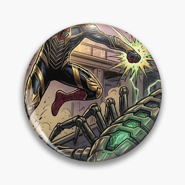Item preview, Spider-Man vs Scorpion Epic Retro Comic Art designed and sold by PowerArtUa.