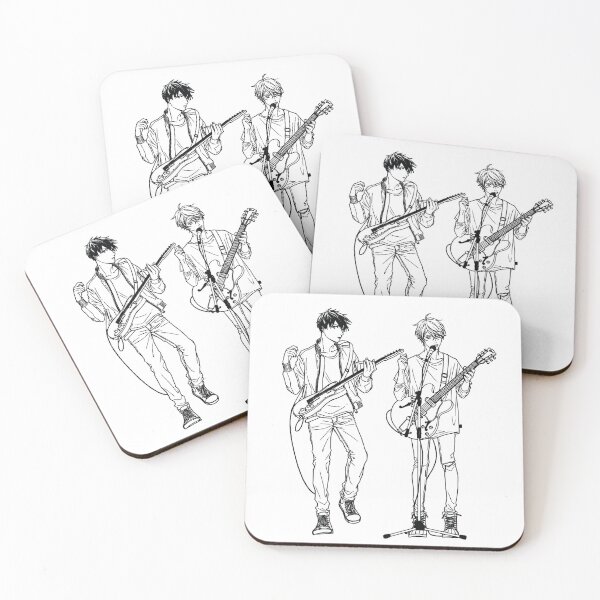 Item preview, Mafuyu Sato and Ritsuka Uenoyama Given anime Line art designed and sold by BrownHorse90s.