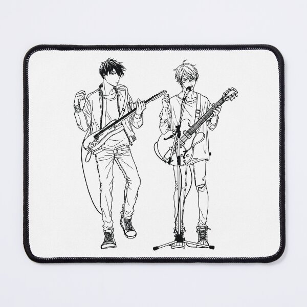 Item preview, Mafuyu Sato and Ritsuka Uenoyama Given anime Line art designed and sold by BrownHorse90s.