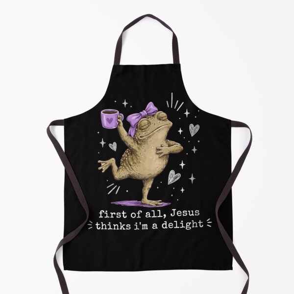 Item preview, Funny Jesus Thinks I'm A Delight Toad Coffee Vintage Aesthetic designed and sold by haitrieuic96.