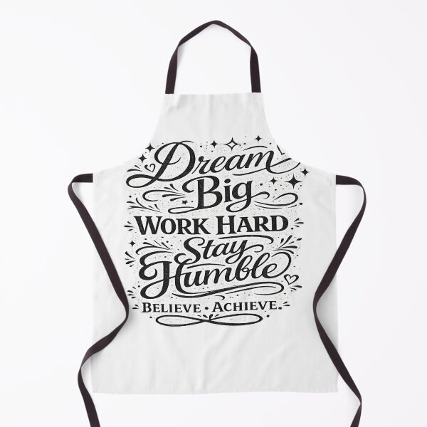 Item preview, Title: Dream Big Work Hard Stay Humble Motivational Typography Quote designed and sold by MoizCreations.