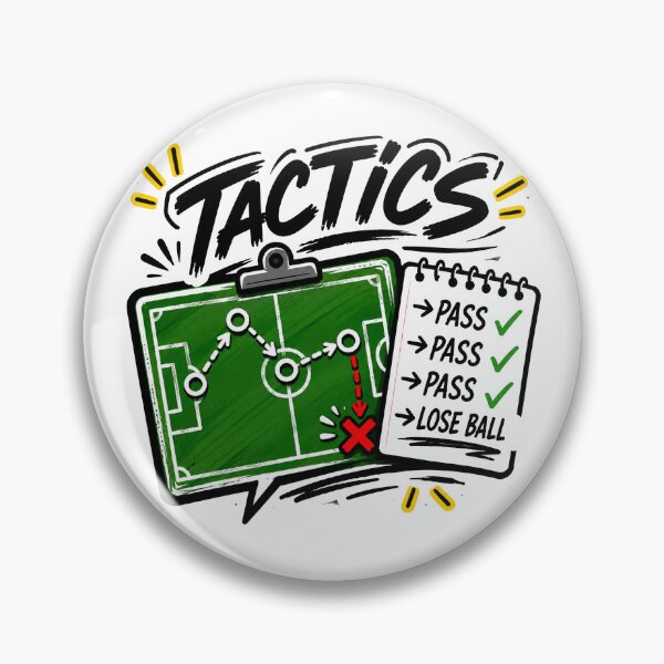 Item preview, Soccer Tactics Coach Funny Football designed and sold by MonkiFlipp.
