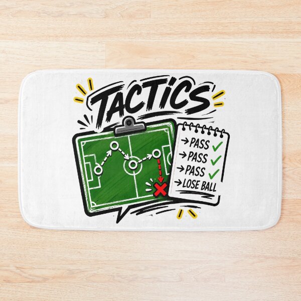 Item preview, Soccer Tactics Coach Funny Football designed and sold by MonkiFlipp.