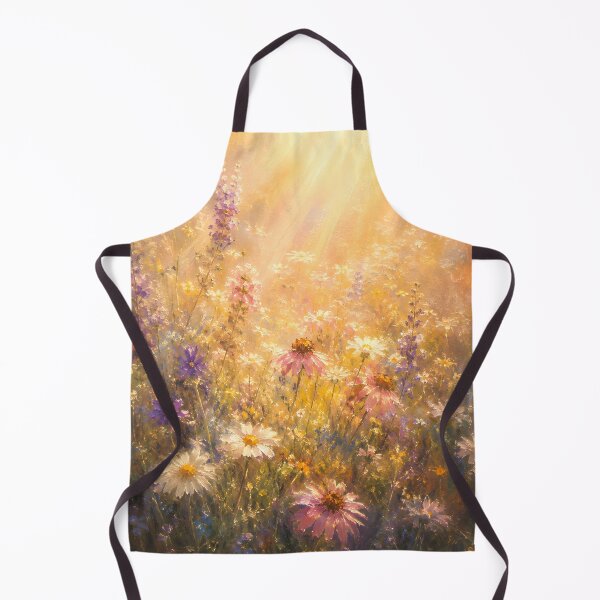 Item preview, Delicate Wildflower Meadow Watercolor Minimalist Cream Botanical designed and sold by ChubbyGoong.