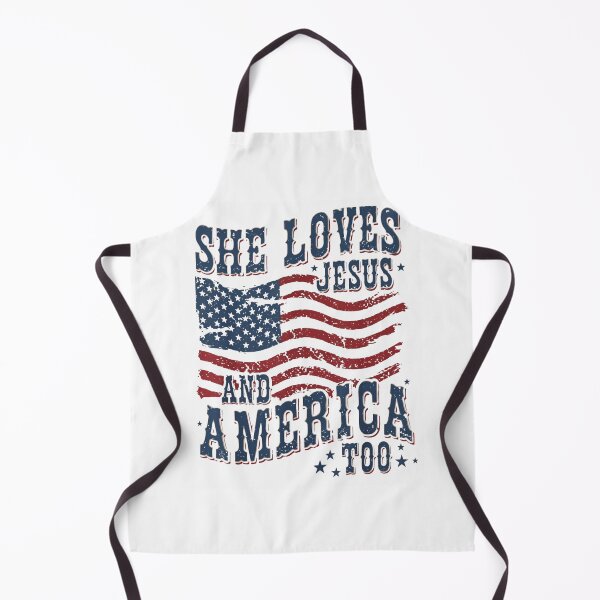 Item preview, She Loves Jesus And America Too Patriotic Christian USA Flag Vintage designed and sold by haitrieuic96.